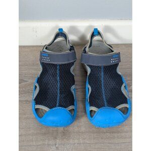Crocs Swiftwater Mesh Deck Sandals Mens 11 Blue Lightweight Slip-On Water Shoes